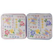 20cmパイル地プリントタオルハンカチ_【チョウチョ】日本製