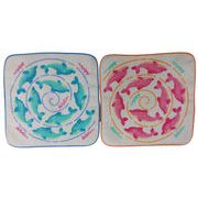 20cmパイル地プリントタオルハンカチ_【イルカ】日本製