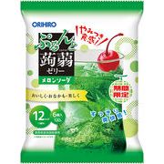 【期間限定】ぷるんと蒟蒻ゼリーパウチ　メロンソーダ