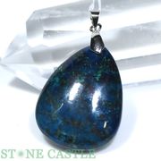 ☆一点物☆【ペンダントトップ】クリソコラ (枠なし) (アメリカ・アリゾナ州産) No.27