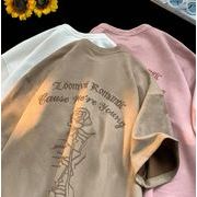 2026春夏メンズ服 シンプル おしゃれ Ｔシャツ 韓国風 トップス ゆったり インナーシャツ[M~3XL]