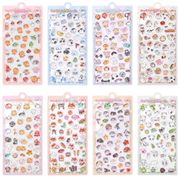 新商品  デコレーション 手帳用 貼り付け★粘着シール★立体キャラクターシール 3Dシール