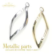 日本製NEW★2個価格★L&A made in Japan★薄型メタルパーツ★カン付ツイストロール★