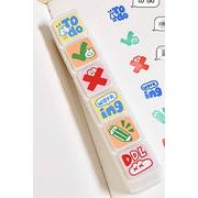 INS新品  文房具 印章  捺印 DIY スタンプ かわいい 完全セット ボタンスタンプ  手帳