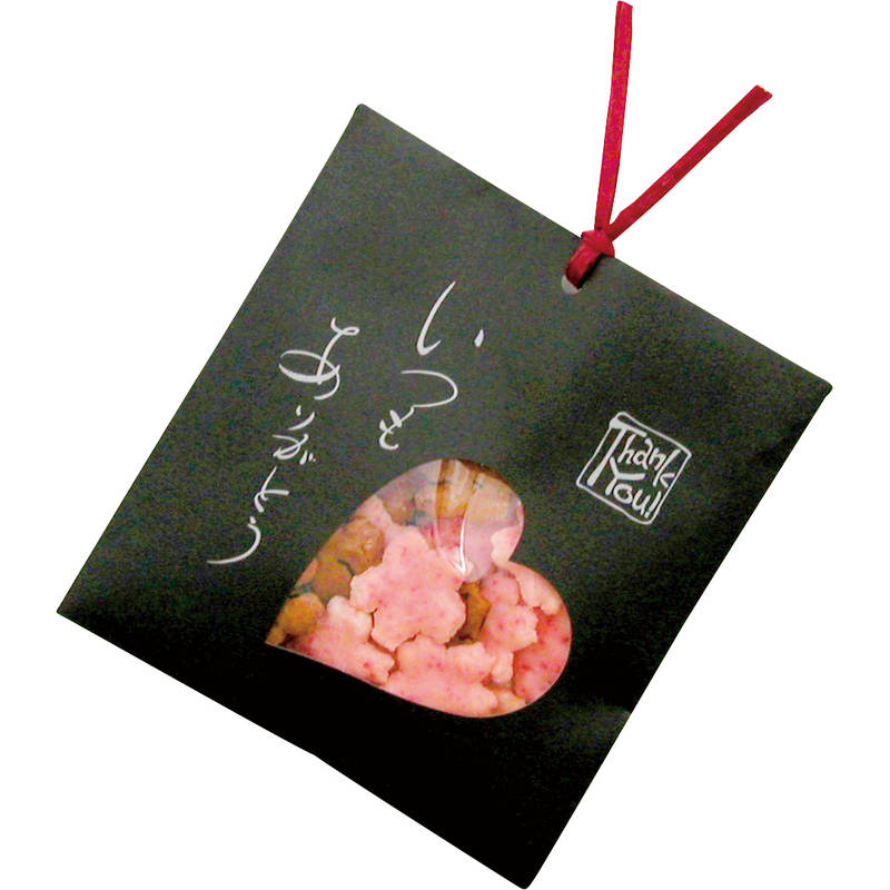 （ケース単位のみ：60個/1ケース）法善寺あられ 感謝のしおり 桜花あられ 20g【直送品】