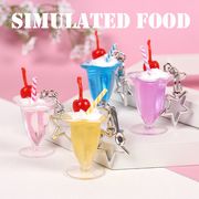 食品サンプル キーホルダー アクセサリー キーチェーン 展示 撮影 SIMULATED FOOD アイスクリーム