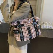 レディース トートバッグ ショルダーバッグ スタッズ 大容量 通勤 通学 カジュアル カバン