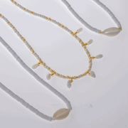 バリ島より入荷！　プチシェルネックレス　putih