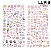 シール ぷにぷに ぷくぷく ぷっくり ふわふわ 立体 3D かわいい 動物 アニマル lupis ルピス