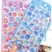 新入荷   3Dシール    手芸DIY  手帳シール ステッカー    精美 ク   立体シール