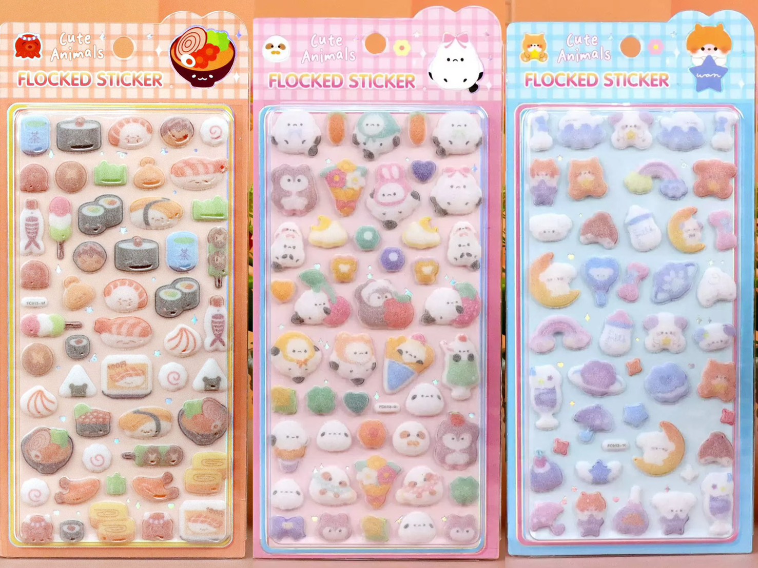 3Dステッカー 手作りDIY 子供おもちゃ 可愛いシール 立体ステッカー 粘着シールLF