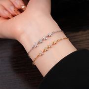 18K メッキ フラワージルコンブレスレット レトロ