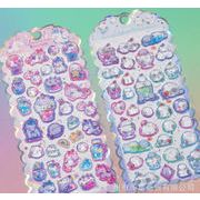 2026新作 手帳用シール 手芸DIY装飾 防水粘着シール 立体3Dシール