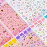 2026新作 手帳用シール 手芸DIY装飾 防水粘着シール 立体3Dシール