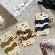 ヘアピン　アクリル　ヘアアクセサリー　デザイン　髪飾り
