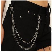 ジーンズチェーン ヒップホップ パンツチェーン 原宿風 韓国 HIPHOP ストリート系 ズボンアクセサリー