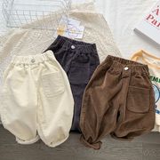 2026新品 韓国風 コーデュロイロングパンツ  おしゃれ男の子 女の子春秋 カジュアル