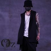 【原宿系】テーラードロングジレ ベストヴィジュアル系  オズ Oz