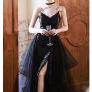 結婚式・司会者用ワンピース・花嫁ウェディングドレス・パーティードレス・披露宴/写真撮影  ロングドレス