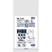 袋３０号乳白ＪＡＮプラマーク入１００枚　ＴＬ３０レジ