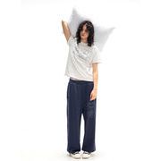 2026 夏 新作 半袖Tシャツ ヴィンテージ ロゴプリント ラインストーン