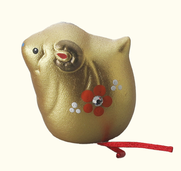激レア！　サンエックス　福²happy福²小ビンおみくじ ☆開運招福の干支☆ 縁起の良い置物【未 おみくじ（金）】 | 卸売