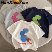2026新作 夏 キッズ 男女兼用 半袖Tシャツ カートゥーンプリント インナー