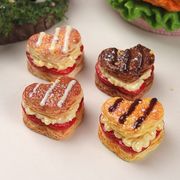 激安販売★芸DIY デコパーツ ★アクセサリー 　パーツ★ケーキ　大きめ