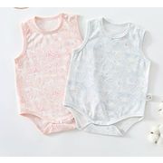 2026夏新作★ベビー★ボーダーロンパース★ベビー服★ロンパース