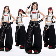 ジャズダンス 衣装 女の子 ヒップホップ キッズ 個性的 舞台 お洒落 セットアップ 発表会 ダンス