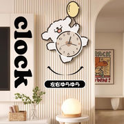 北欧 壁掛け 掛け時計 猫ちゃん インテリア雑貨 ウォールクロック 可愛い時計 子供部屋 映える時計