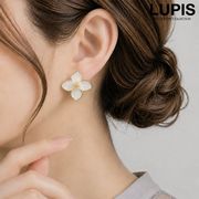 ピアス レディース フラワー エレガント 上品 ニュアンス 大人っぽ きれいめ 華やか