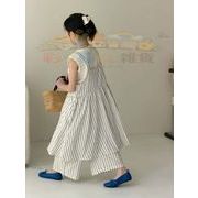 子供服　100-160cm　キッズワンピース　ガールズ　春夏　韓国キッズ服