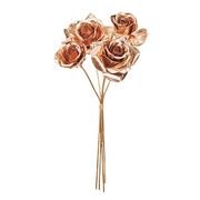【2026AW新作】造花 ばら薔薇 キャンディローズバンドル 銅色 4本 FX007016-026