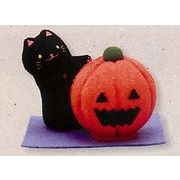 【ご紹介します！安心の日本製！今年もこの季節がやってきた！かぼちゃのぞき黒猫！】