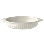 ホワイト　グラタン皿　(700359) R-058