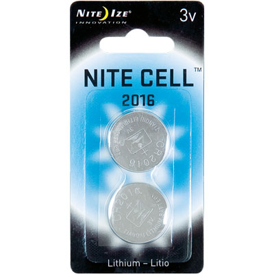 【お取り寄せ商品】夜のお散歩の安全に役立つ「NITE IZE スポットリット交換用リチウム電池 2016　2Ｐ」