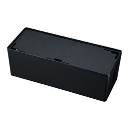 サンワサプライ ケーブル＆タップ収納ボックス CB-BOXP3BKN2