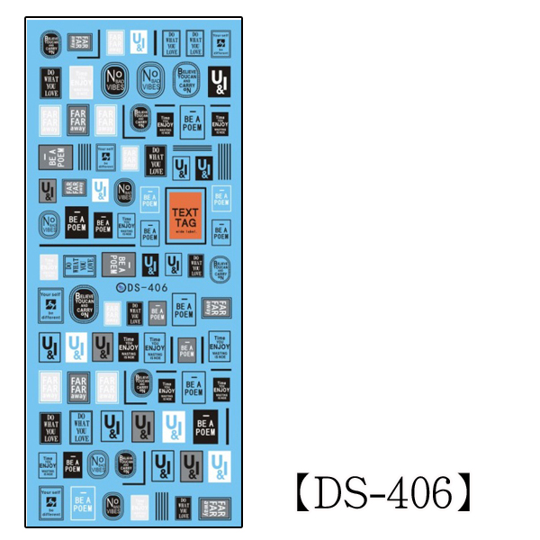 イニシャル ロゴ ネイルシール ステッカー ウォーターネイルシール 英文 ホビー スポーツ 個人事業主 K S Company 問屋 仕入れ 卸 卸売の専門 仕入れならnetsea
