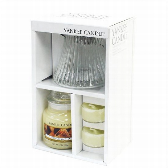 kameyama candle YANKEE CANDLE ジャーＳ ネオシェードセット フルート 「 フレンチバニラ 」 キャンドル