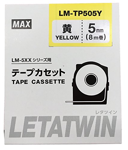 マックス レタツイン用テープカセット LM-TP505Y