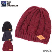 【THE BIG MOUNTAIN】2in1 ニット帽 ニットキャップ  ニットワッチ ビーニー  男女兼用 フリーサイズ