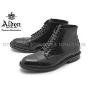 S) 【オールデン】 ブーツ M8805HY ストレートチップ ブーツ STRAIGHT CHIP BOOT ブラック メンズ
