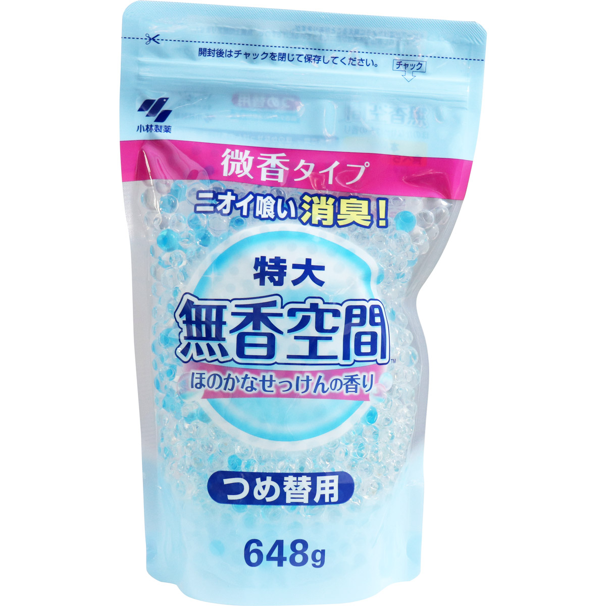 当店限定販売 無香空間 ほのかなせっけんの香り 特大 つめ替用 648g ×12個セット multifix.co.za