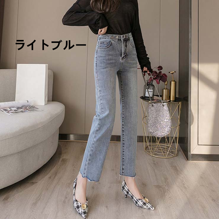 ワデニムパンツ レディース 九分丈 ボトムス Gパン アパレル 株式会社 シャローム 問屋 仕入れ 卸 卸売の専門 仕入れならnetsea