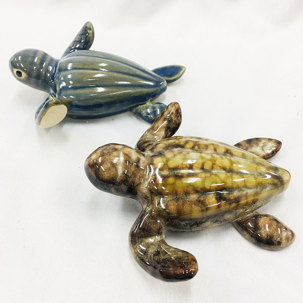値下げ】ウミガメ（ホヌ）の陶器オブジェ【GA-3】 | 卸売・ 問屋