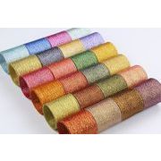 新入荷★プレゼント包装リボン★手作り手芸用品★両面リボン