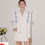 INSスタイル スーツ コート 女性 蝶結び 高級 デザインセンス 小さな香りの風 気質 ファッション