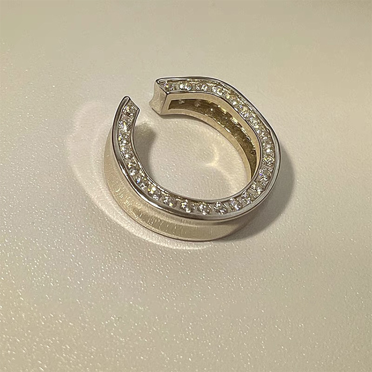 リング　指輪　アクセサリー　ストーン　金属　韓国ファッション　オシャレ