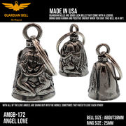 ガーディアンベル　ラッキーベル　バイカー　キーホルダー　お守り　GUADIAN BELL USA